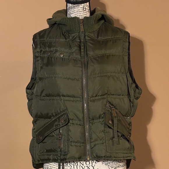 No Boundaries Jackets & Blazers - No Boundaries Dark Olive Vest